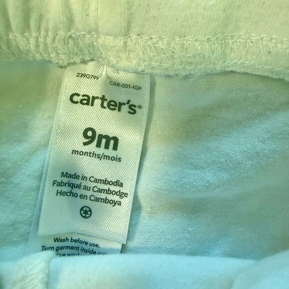 Girls Size 9 Months Lot of 7 Mix & Match Pieces (2) Tops (5) Bottoms Carter's - Picture 15 of 16